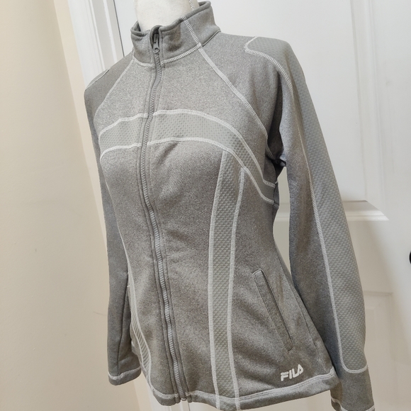 Fila Sport Gray Zip-up Jacket - Picture 6 of 8